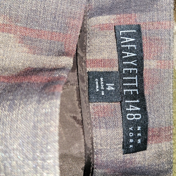 Lafayette 148 Wool Blend Cropped Pants 14 - Picture 2 of 7